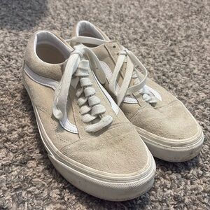 Size 8.5 cream vans